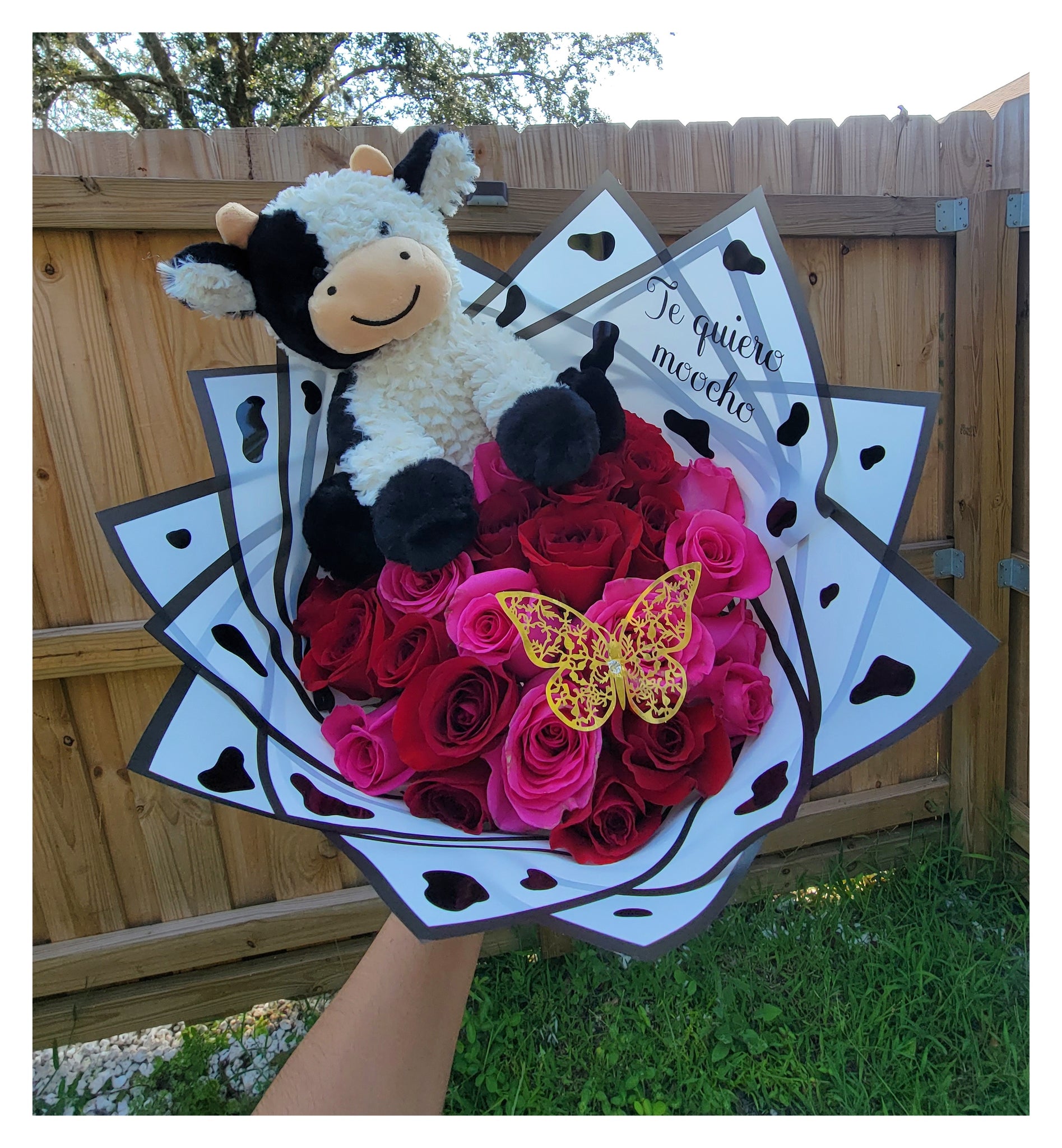 Ramo Moooochon| Paper Flower Bouquet | Flower Bouquet| Cow Paper Flower  Bohquet| Ramo De Vaquita